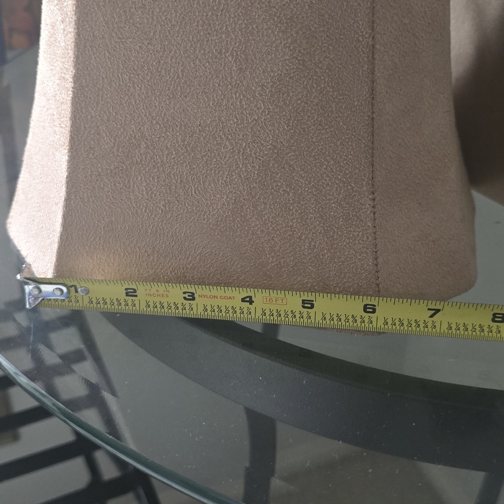 Tan Suede Lamp Shade - Picture 6 of 8